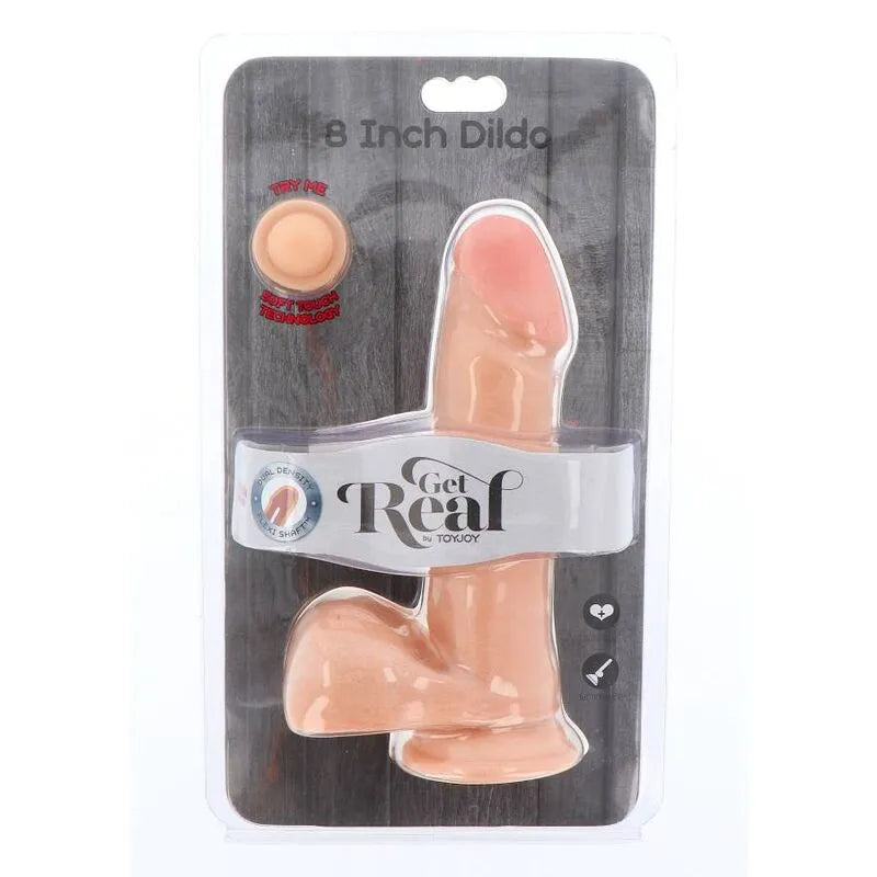 Gode Réaliste Double Densité 18 Cm Ventouse