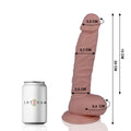Gode Hypoallergénique Souple Ventouse Réaliste 20cm