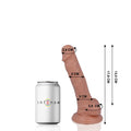 Gode réaliste hypoallergénique ventouse flexible 18cm