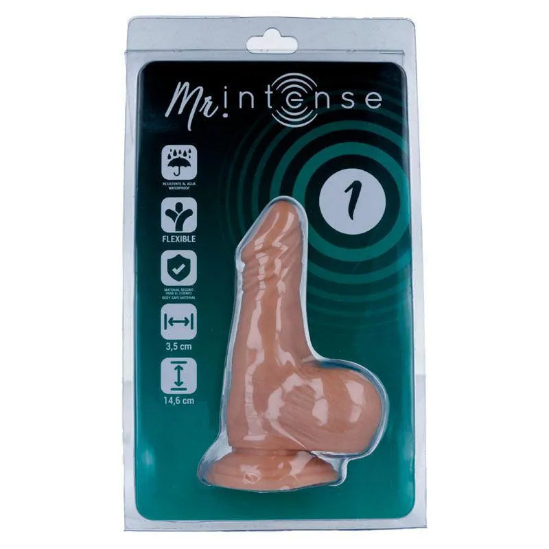 Gode Réaliste Hypoallergénique Ventouse Souple