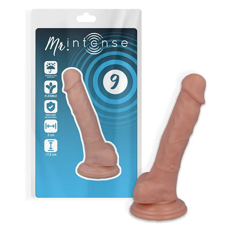 Gode Réaliste Hypoallergénique Ventouse Souple