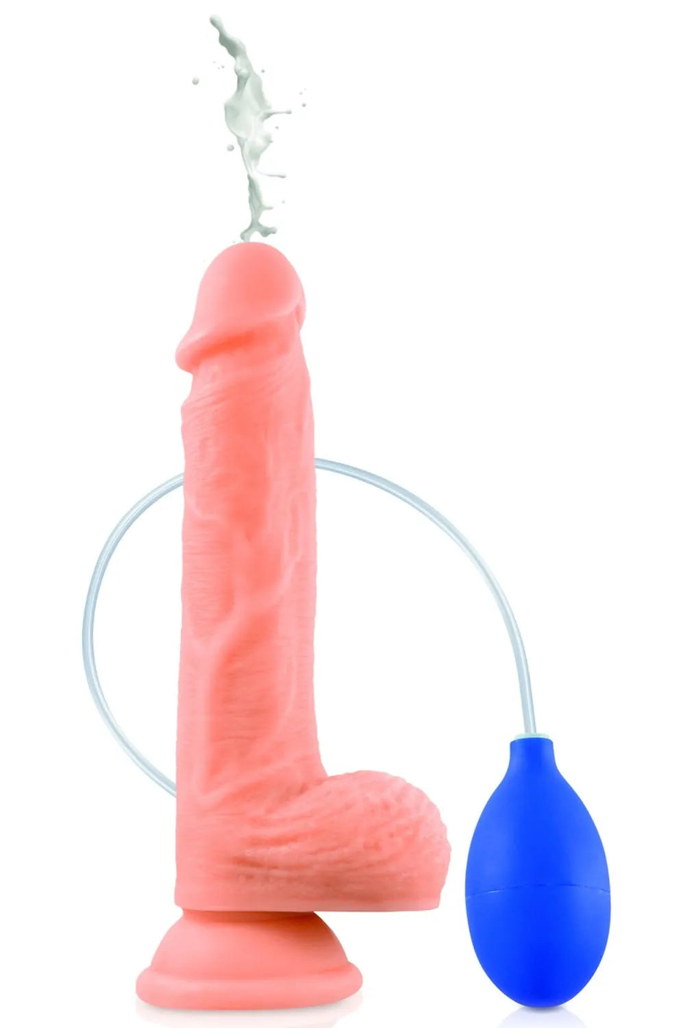 Gode Réaliste Éjaculateur Ventouse Silicone Hypoallergénique