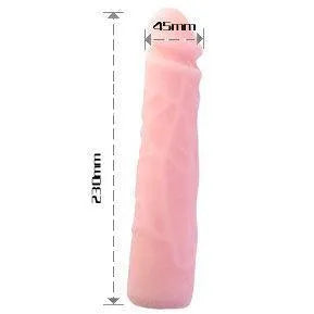 Gode Réaliste Silicone Haute Qualité 23 Cm