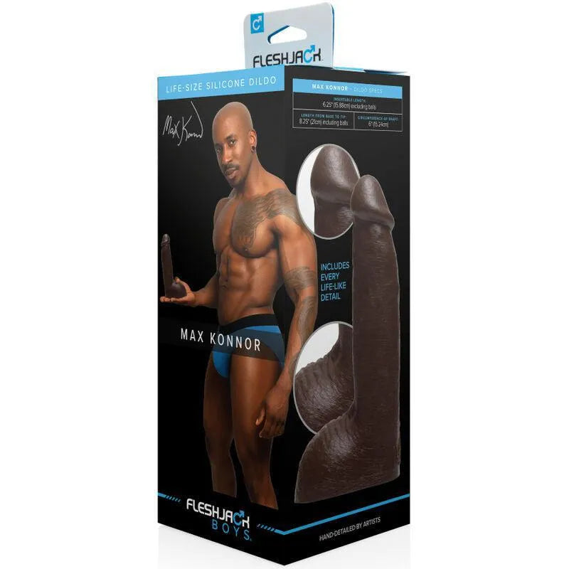 Gode Réaliste Silicone Platine Max Konnor