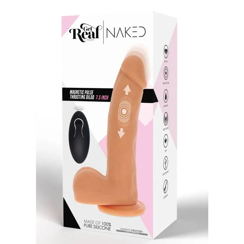 Gode Réaliste Silicone Ventouse Mains Libres