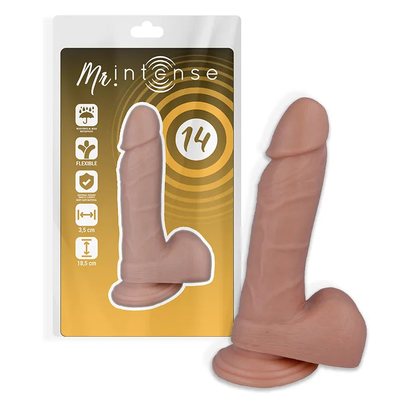 Gode Réaliste Souple Ventouse Hypoallergénique