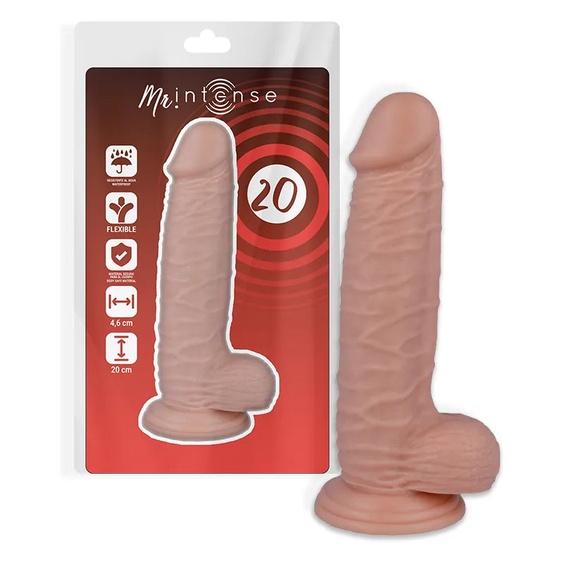 Gode Réaliste Souple Ventouse Hypoallergénique
