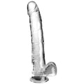 Gode Translucide Réaliste Ventouse Puissante Flexible 30,5cm