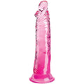 Gode Réaliste Translucide King Cock Clear 21,8 cm