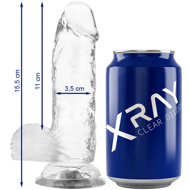 Gode Réaliste Transparent X Ray Clear
