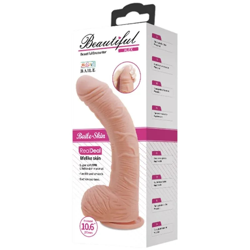 Gode Réaliste Ventouse Courbée Point G