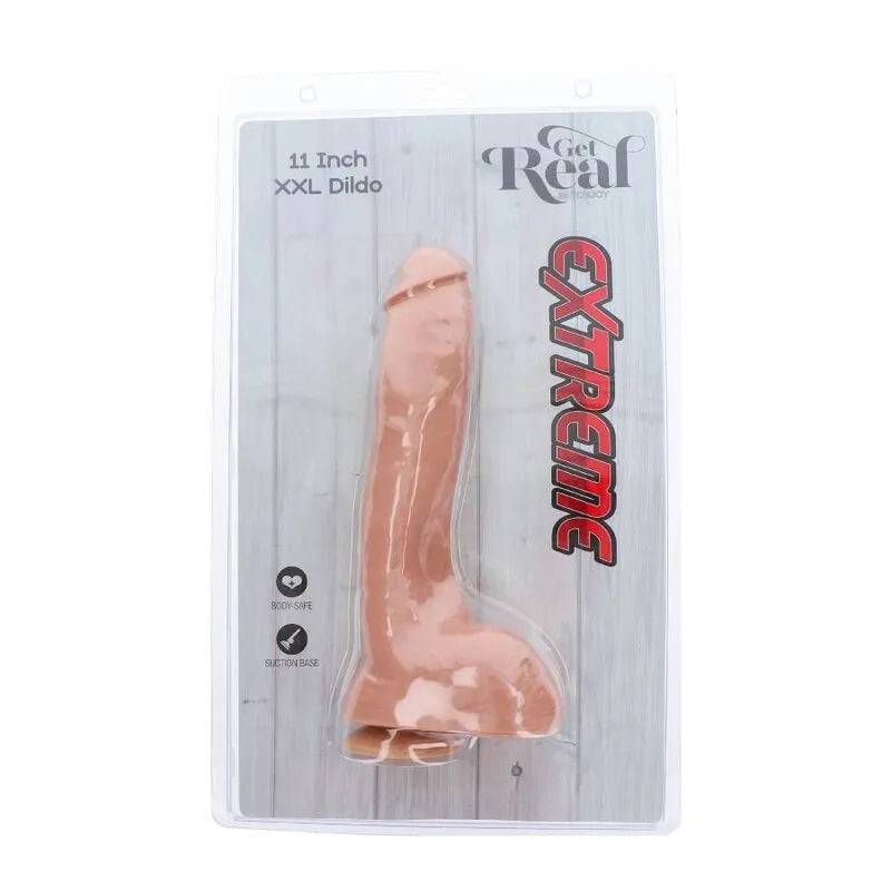 Gode Réaliste Ventouse Xxl 28 Cm