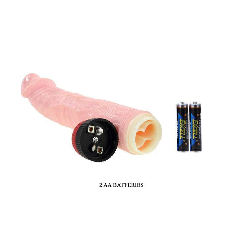 Gode Réaliste Vibrant Tpr Veineux Étanche