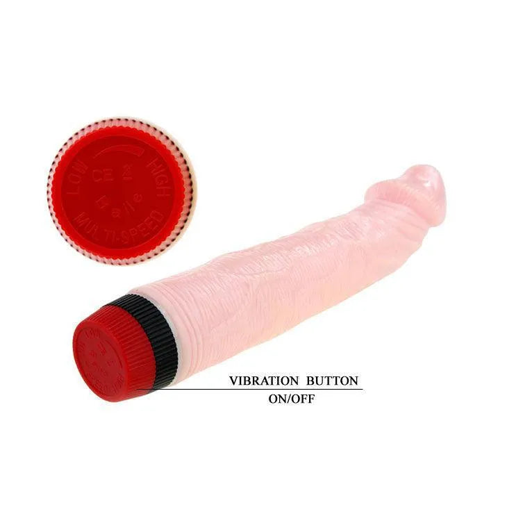 Gode Réaliste Vibrant Tpr Veineux Étanche