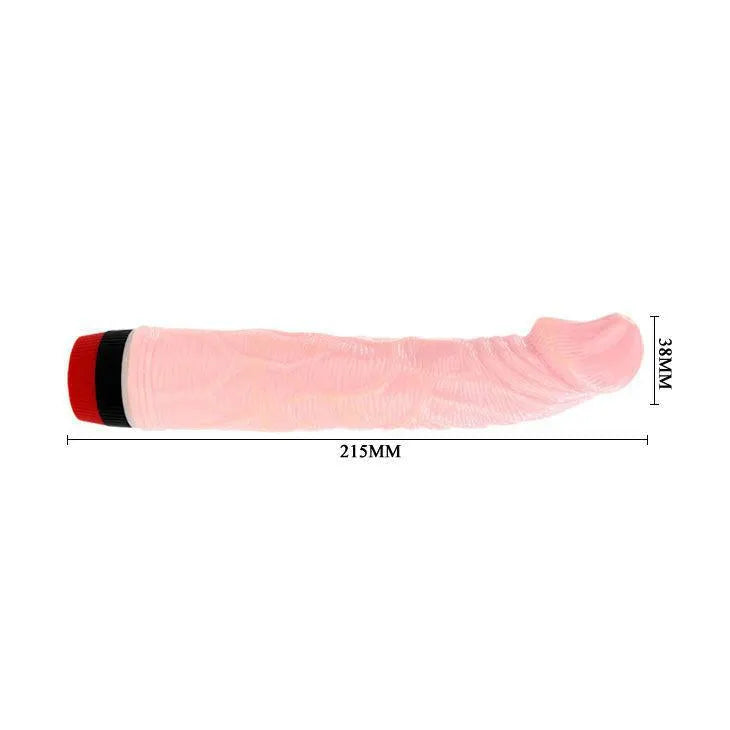 Gode Réaliste Vibrant Tpr Veineux Étanche