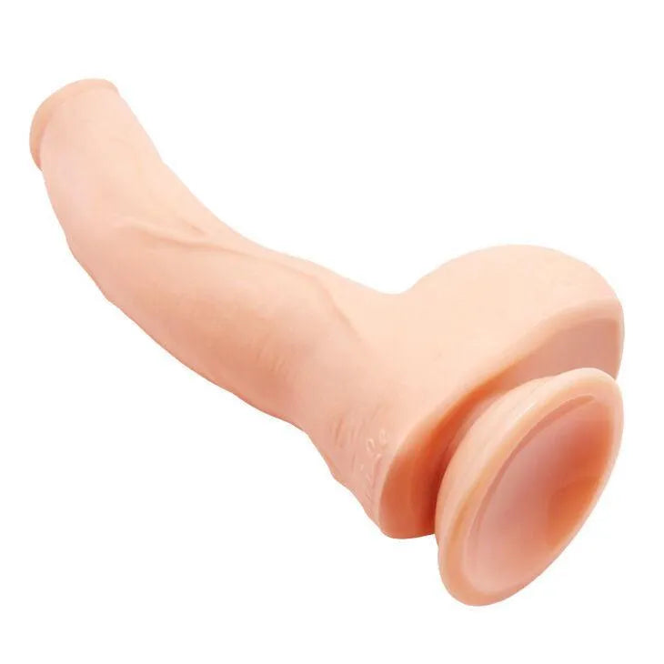 Gode À Succion Incurvé Réaliste Point G