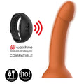 Gode Vibrant Silicone Doré Pegging