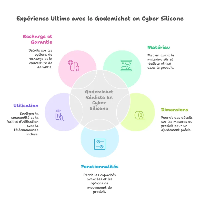 Godemichet Réaliste En Cyber Silicone