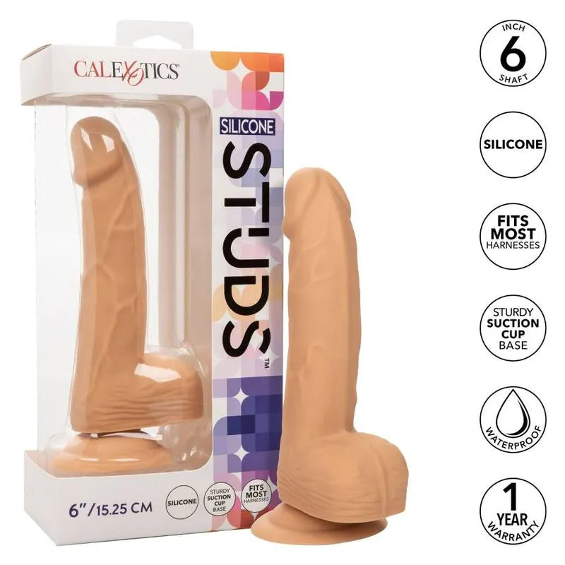 Godemichet Réaliste Silicone Ventouse 6 Pouces