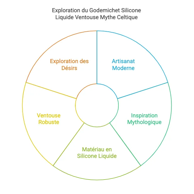 Godemichet Silicone Liquide Ventouse Mythe Celtique