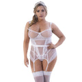 Guêpière Blanche Grande Taille Mapalé