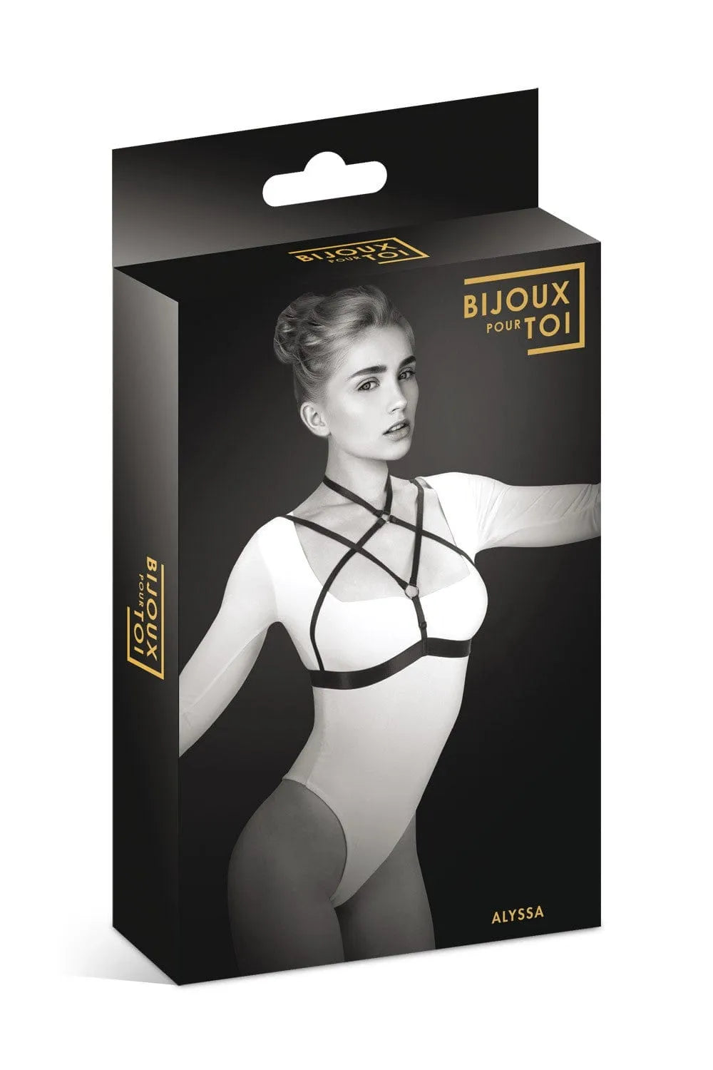 Harnais De Corps Noir Alyssa Extensible Et Réglable