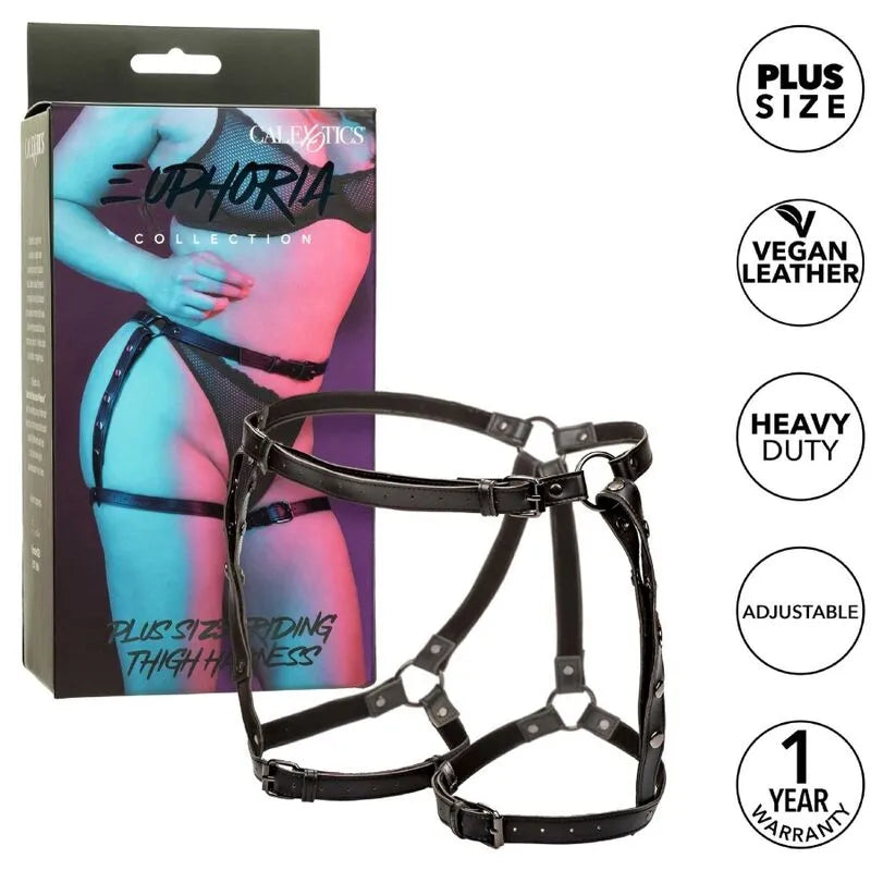 Harnais De Cuisse Cuir Végétalien Réglable Luxe
