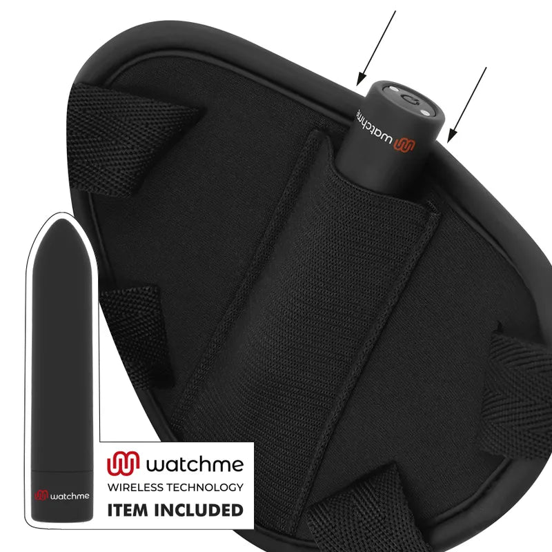 Harnais Gode Silicone Réaliste Avec Télécommande