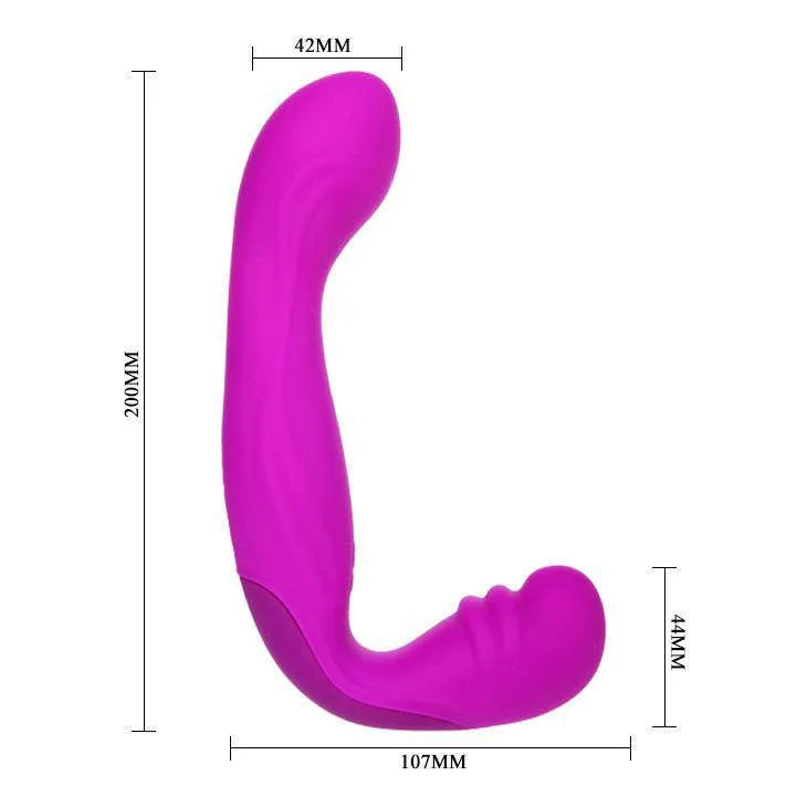 Harnais Sans Sangle Silicone Rechargeable 30 Vibrations