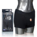 Harnais Strapon Boxer Noir Respirant