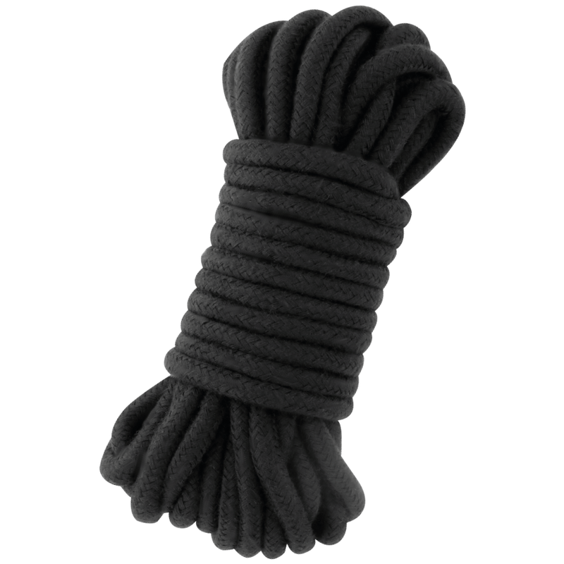 Corde De Bondage En Coton Noir 20 Mètres