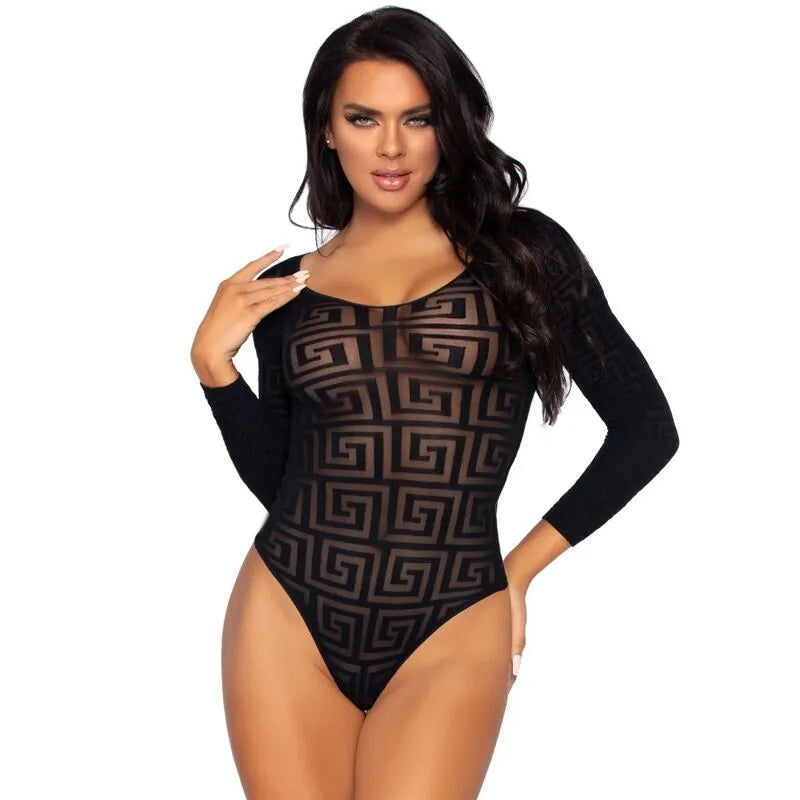 LEG AVENUE - MOSAIC SNAP CROTH BODY