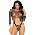 LEG AVENUE - TOP BODY AVEC THONG DOS - NOIR