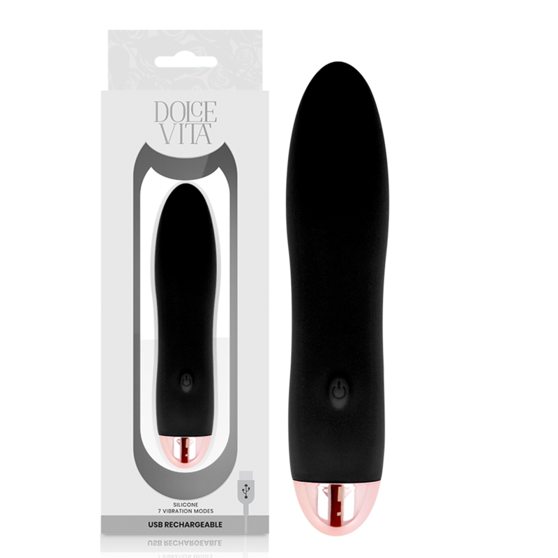 Vibrateur Rechargeable En Silicone Hypoallergénique Dolce Vita