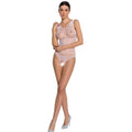 PASSION - FEMME BS086 BODYSTOCKING BLANC
