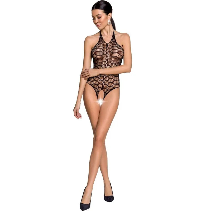 PASSION - FEMME BS087 BODYSTOCKING NOIR