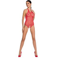 PASSION - FEMME BS087 BODYSTOCKING ROUGE