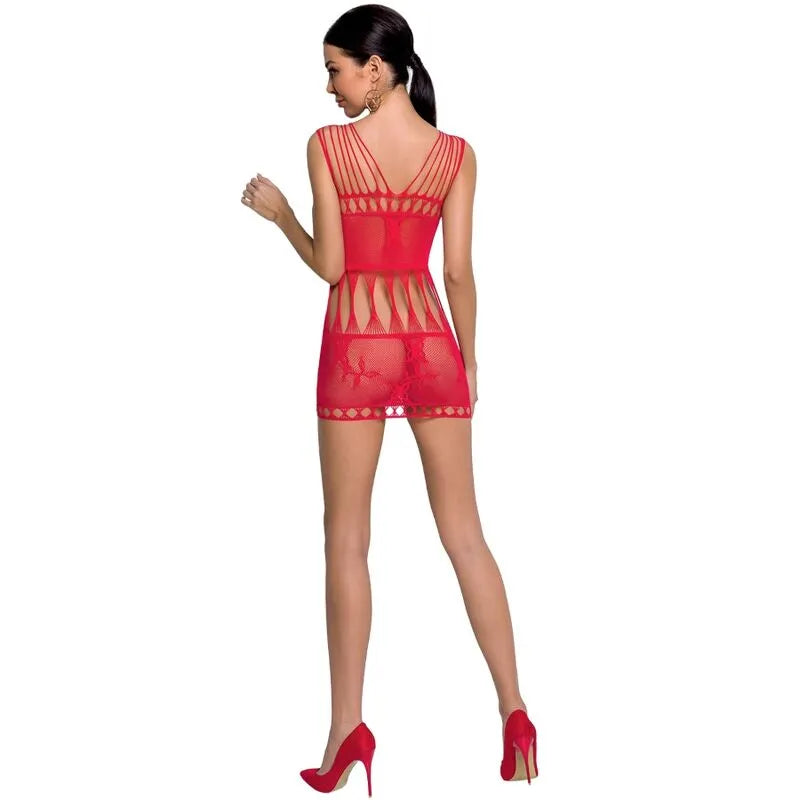 PASSION - FEMME BS090 BODYSTOCKING ROUGE