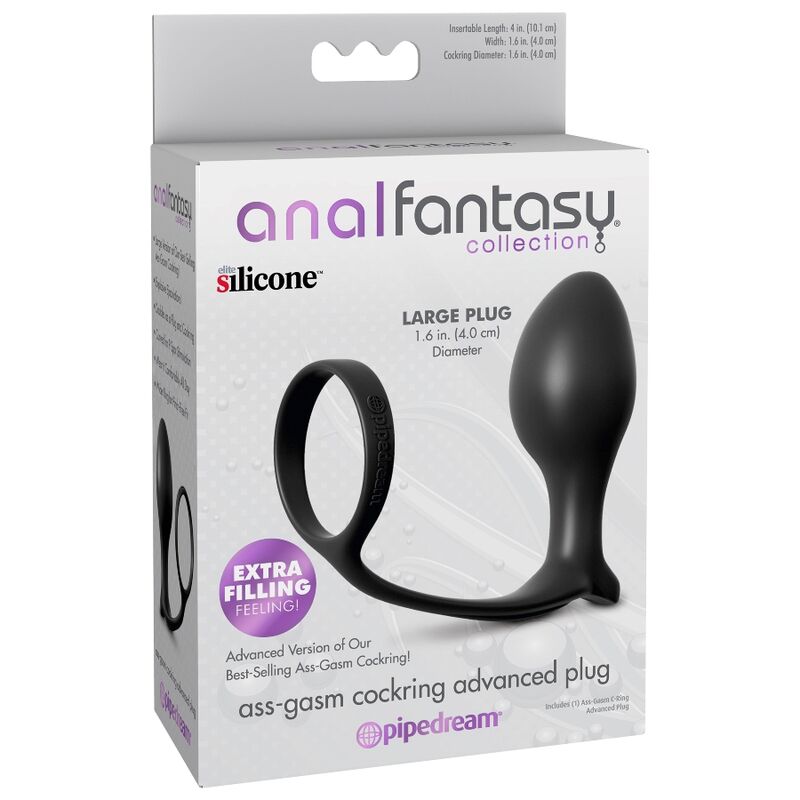 Plug Anal Silicone Avec Cockring Intégré