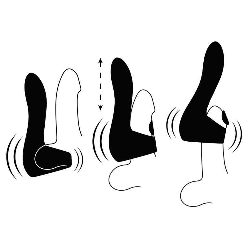 Masturbateur Masculin Étanche Silicone Vibrations Multiples