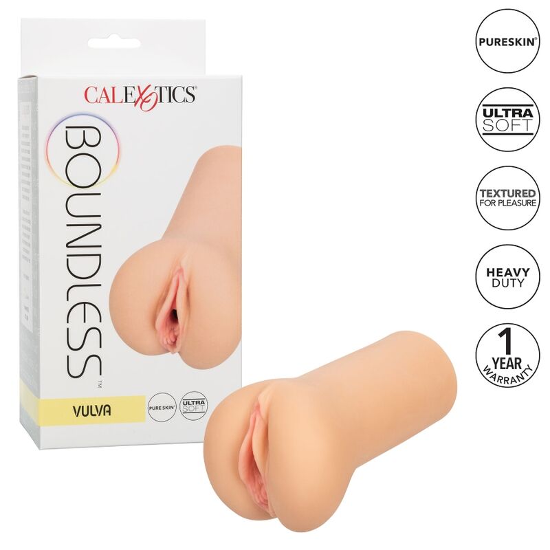 CALEX BOUNDLESS VULVA STROKER - LIGHT SKIN