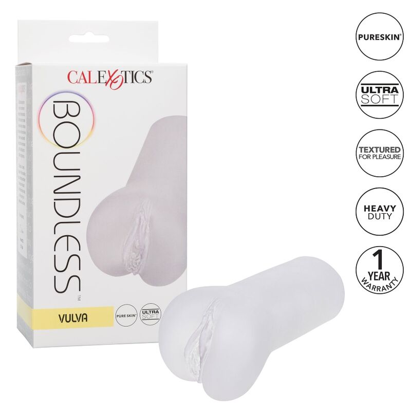 CALEX BOUNDLESS VULVA STROKER - TRANSPARENT