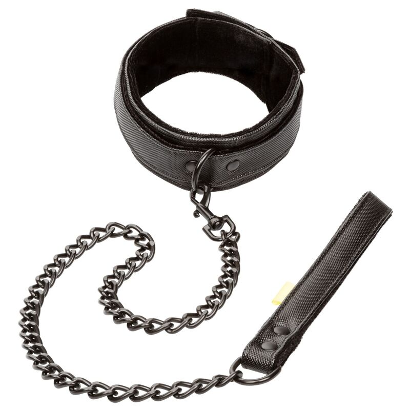 Collier Bdsm En Cuir Végétalien Avec Laisse