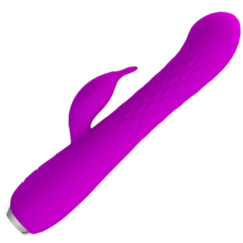 Vibromasseur Lapin Rotatif Violet Silicone