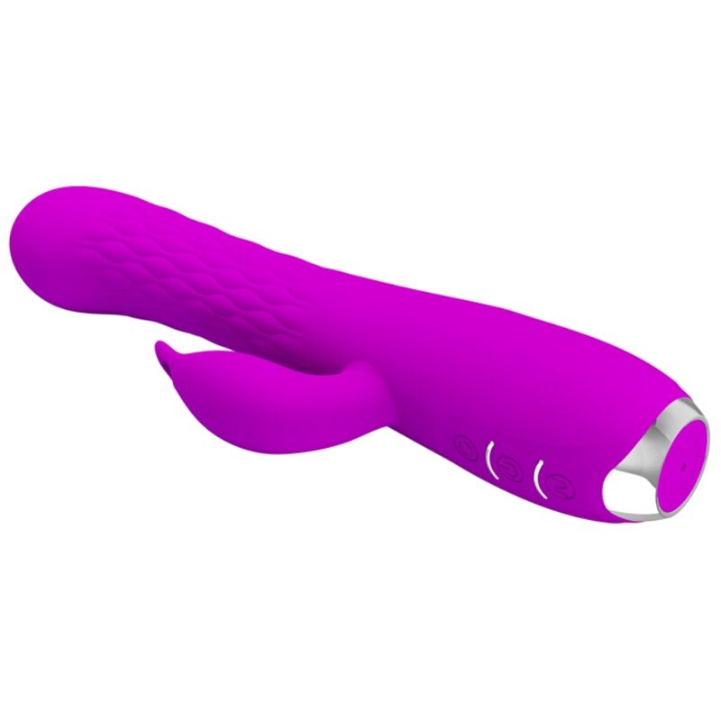 Vibromasseur Lapin Rotatif Violet Silicone