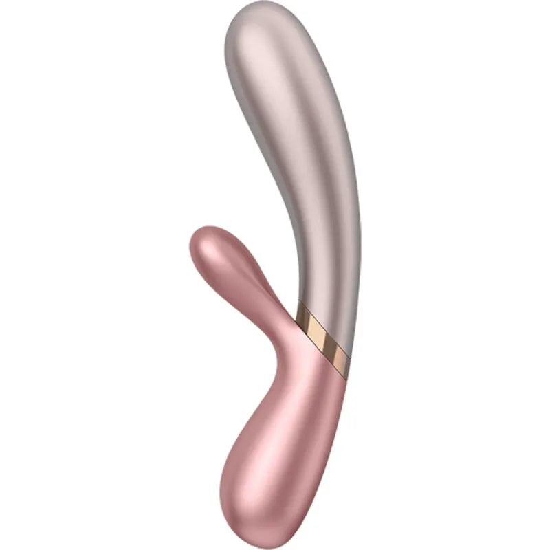 Vibromasseur double stimulation clitoridienne et G-spot silicone hypoallergénique contrôle application fonction réchauffement sextoy couple intimité