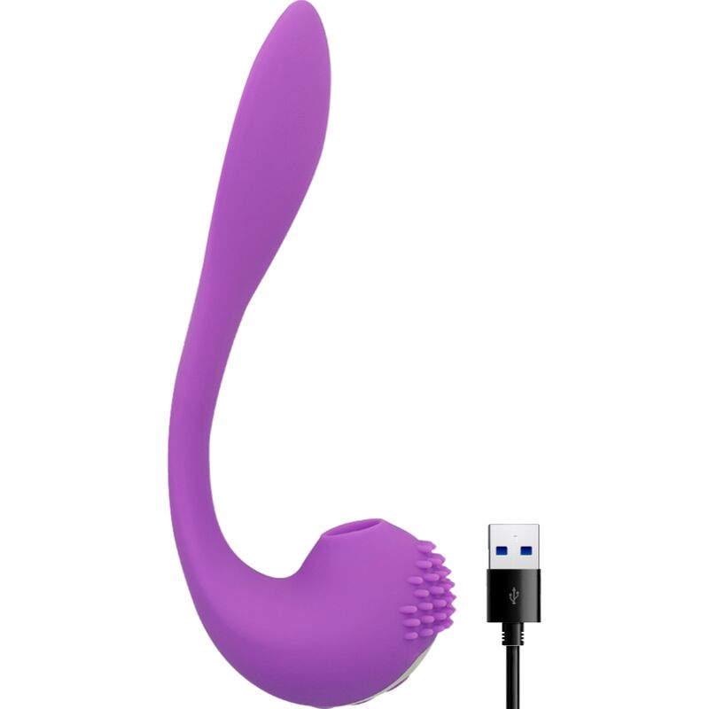 Vibromasseur 3 En 1 Silicone Rechargeable