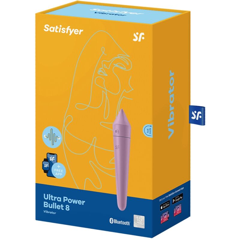 Satisfyer - Ultra Power Bullet 8 Lilas