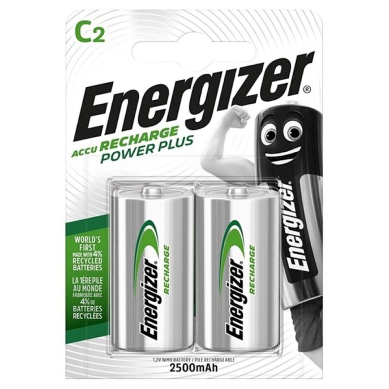 Batteries Rechargeables C Nimh Energizer 2500Mah