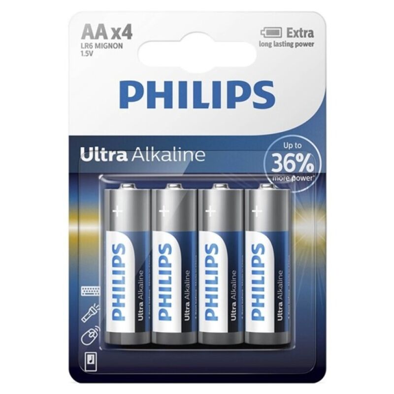 Piles Aa Ultra Alcalines Philips